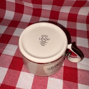 Lenox Ivory Frost Teacup with Silver Accents